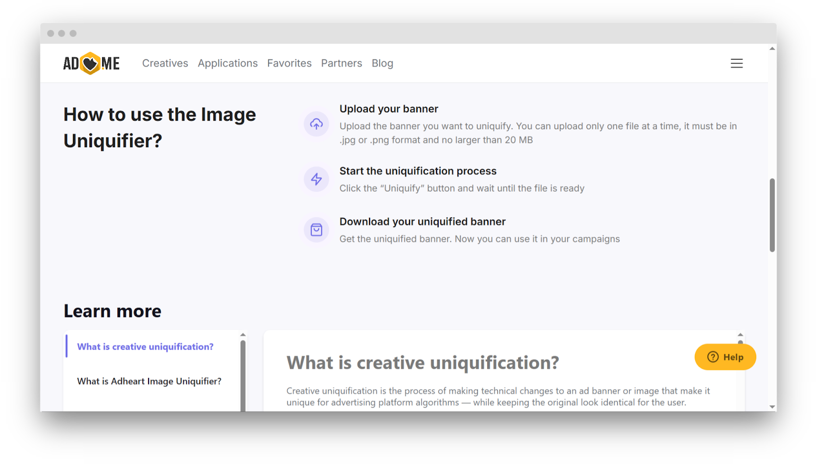 Унікалізатор креативів Adheart